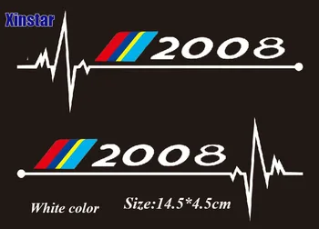 2 елемента Автомобили Slr Стикер за задно виждане За Peugeot 106 107 108 206 207 208 306 307 308 508 2008 3008