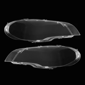 Автомобилна Прозрачен Капак на обектива Фарове Смяна на Фарове На светлината на Капака на корпуса на лампата За-BMW X5 E70 2008-2013