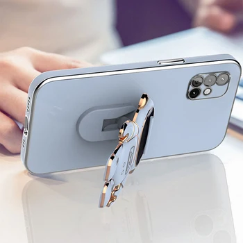 Луксозен Калъф за вашия Телефон с Поставката под формата на Астронавти, Калъф за Xiaomi Mi 12 11 Lite 10 Ultra 9 8 11T 10S 10T 9T POCO Pro M3 F3 X3 с NFC покритие