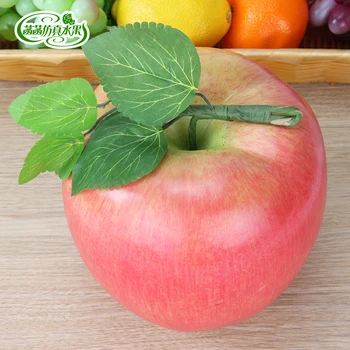 Много големи фалшиви плодове подпори и изкуствени плодове и зеленчуци голям модел поролоновый прах за ябълки диаметър: 17 см, Височина: 17 см