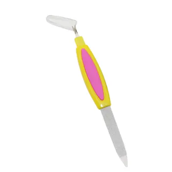 Най-ДОБРИТЕ розови белезници за мъртвата кожа, 2 в 1 метални нокти педикюрные пилочки за нокти машинка за отстраняване на кожичките буфер