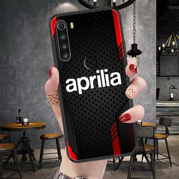 Aprilia Racing Италия Мотоциклет Калъф За телефон Xiaomi Redmi Note 7 8 9 10 7A 8T 9A 9T 9S 10S Pro черна рисувани hoesjes pretty