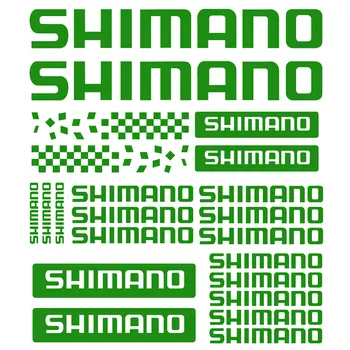 Ново Творчество 22 бр. Съвместим Комплект за Велосипед Shimano Етикети на Слънцезащитните продукти е от Водоустойчив PVC Автомобили Стикер