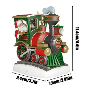 Коледен Влак Висулка Прекрасен Влак Висящи Украшения За Дома На Коледната Елха Висящи Декориране На Подаръчни Аксесоари
