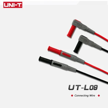 Мултицет UNIT UT-L09 Тест тел Двухголовочный Свързващ проводник сонда 1000 В/10А Двухголовочный Свързващ проводник на сондата