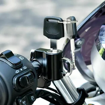 Мотоциклет Универсален Заключване За Шлем Анти-Кражба Защита На Мотоциклет Шлем Кука На Волана Система За Заключване За Мотор Байк