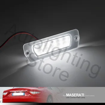 2 бр. Led Лампа Регистрационен номер За Maserati Coupe 4200 4200 GT 01-07 Grantismo GranCabrio Задна Лампа Canbus Без Грешки
