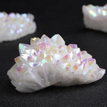 1бр Crystal Geode Естествени Рунные Камъни За Гадаене Кристални Камъни Кварцов Енергийни Камъни Чакра Руни и Камъни Енергийни камъни