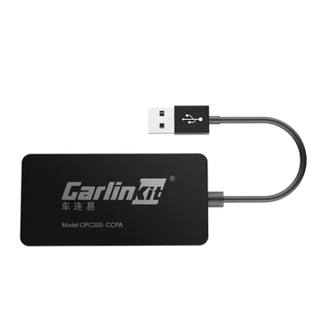 Carlinkit Безжичен Кола Игра Ключ Android Авто Ключ Огледален USB Адаптер За Извършване на Повикване Възпроизвеждане на Музика, GPS Навигация