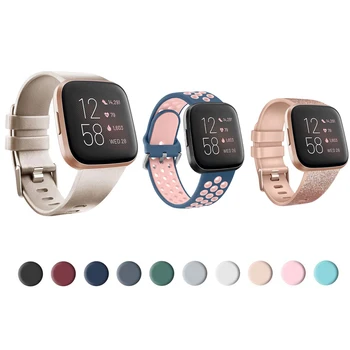 Силиконов Ремък За Часа Fitbit Versa 2/Fitbit Versa/Versa Lite/SE Correa Band Smartwatch Спортен Гривна Взаимозаменяеми Гривна