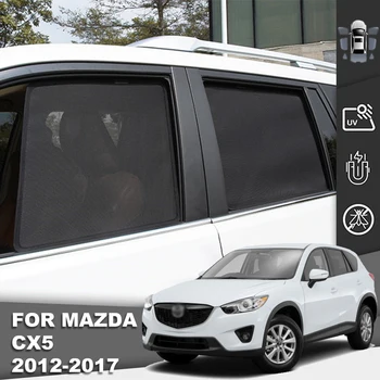 За Mazda CX-5 KE 2012-2017 CX5 Магнитен Авто Козирка Щит Предната Рамка на Предното Стъкло Завеса Задното Странично Прозорец на сенника