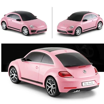 Volkswagen Доста Розово RC Кола 1/14 Мащаб Дистанционно Управление Модел Автомобил Радиоуправляемая Автоматична Машина Играчка, Подарък за Деца Момичета