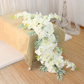 Моделиране на хортензия дългата маса цвете банкет бижу цвете сватба сватбена маса цвете за декорация подпори магазин за бижута