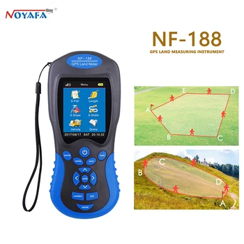 Noyafa NF-188 GPS за измерване на площи земя измервателно устройство с USB Навигационен Писта Изчислителен Метър За Картографиране на Земеделски Земи Мрежови инструмент