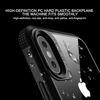 IPAKY за iPhone Xr Калъф за iPhone X XS Калъф Броня от Въглеродни Влакна Прозрачна въздушна Възглавница устойчив на удари Калъф за iPhone Xs Max Калъф