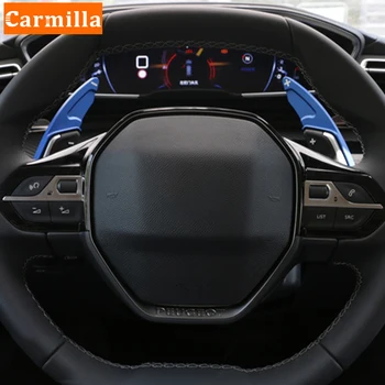 Carmilla Автомобилни Ключове за Превключване на Предавките за Peugeot 208GT 208 GT E208 E-208 2020 2021 Удължител на Волана Етикети Аксесоари