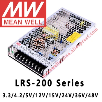 Mean Well LRS-200-3,3 4,2 НА 5 12 15 24 36 48 В Импулсно захранване MEANWELL AC/DC 200 W с един изход