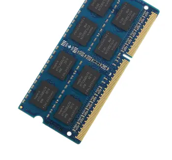 комплект от 10 теми 2 GB DDR3 оперативна памет на 1333 Mhz, PC3-10600S SO-DIMM за лаптоп 204 контакт 1,35 В или 1,5 В и БЕЗ ECC Син