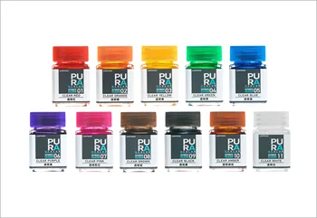 18 мл PC01-PC11 Прозрачна Цветна Боя от Серията 