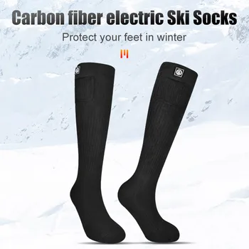 Спасителят На Топлина Зимни Чорапи С Топъл С Акумулаторна Батерия Електрически Ски Чорапи С Топъл Женски Мъжки Минерални Спортни Чорапи Колоездене