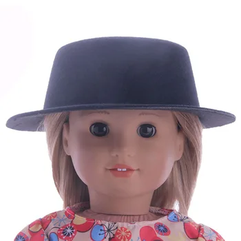 12 Цвята Куклен цилиндър на избор за американската 18-инчовата кукли за момичета, аксесоари за кукли и аксесоари за кукли нашето поколение, Играчки за момичета
