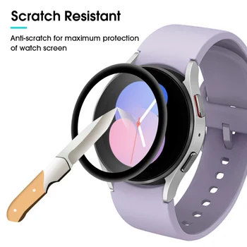 2022 Нова Защитно Фолио с Извит Край за Galaxy Watch 5 40 мм / 44 мм Защитно Фолио за Умни Часовници Samsung Watch 5pro