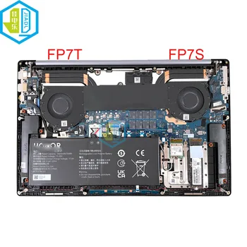 Нов Оригинален Лаптоп Процесор GPU Охлаждащи Вентилатори за MagicBook 16 Pro 16Pro Компютърен Охладител фенове FP7S DFS5K22B056730 FP7T DFS5K22B156730