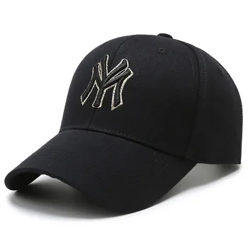 2020 Нова марка бейзболна шапка NEW YORK MY зимна шапка за татко, топло Удебелена памучен бейзболна шапка, Защита на ушите, приталенные шапки за мъже