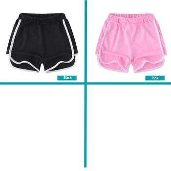 SheeCute памучни панталони за момичета и момчета, Детски Плажни, Спортни Къси Панталони за 4296