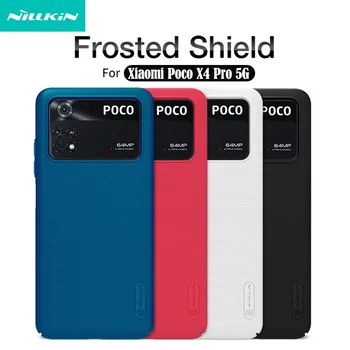 Poco Pro X4 5G Калъф NILLKIN Super Frosted Shield Твърд PC Ультратонкая Защитно Делото За Xiaomi Poco Pro X4 5G X 4 Корпуса
