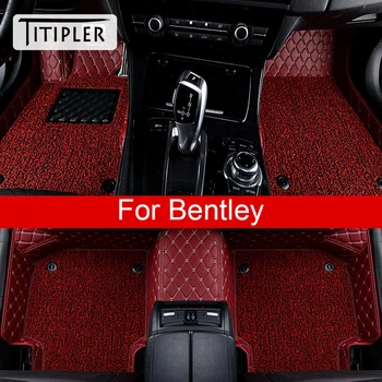 Автомобилни Постелки TITIPLER За BENTLEY Flying Spur Continental GT Bentayga Mulsanne Аксесоари За Краката Coche Килими