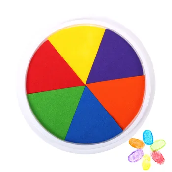 Направи си САМ Цветни Мастила Печат Pad Пальчиковая Живопис Занаят Производство на Карти Обучение на Деца Развивающему Рисуване Интерактивни Детски Играчки Монтесори