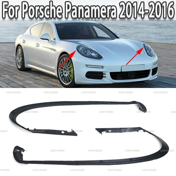Автомобили На Прожекторите Гумена Оборудване Запечатване Полагане На Покритие Фарове, Декоративни Ленти За Porsche Panamera 2016